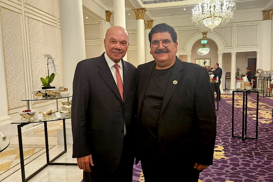 With His Excellency Mr. Faisal Al-Fayez, Speaker of the Jordanian Senate